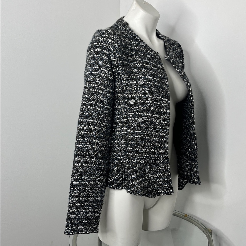 ANTHROPOLOGIE DOLAN CHENILLE OPEN FRONT CARDIGAN JACKET - Picture 7 of 12
